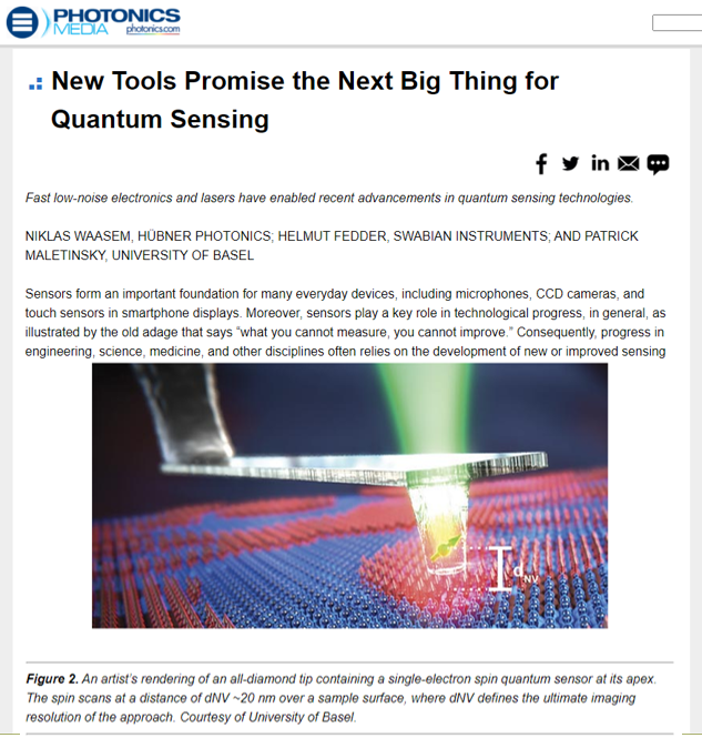 Quantum sensing editorial