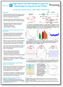 poster High-Power CW Optical Parametric Oscillator